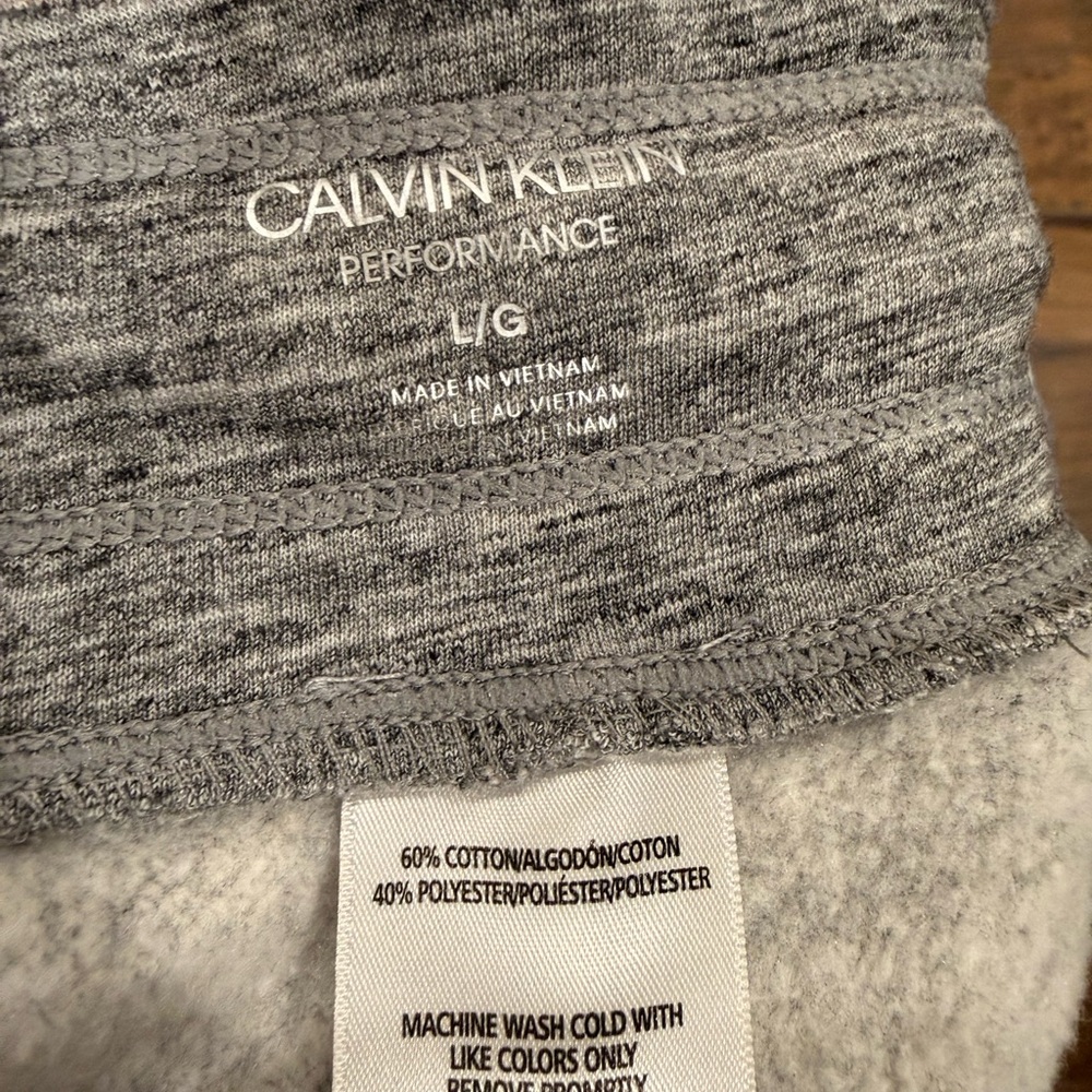 Calvin Klein Heather Gray Joggers - Picture 3 of 3